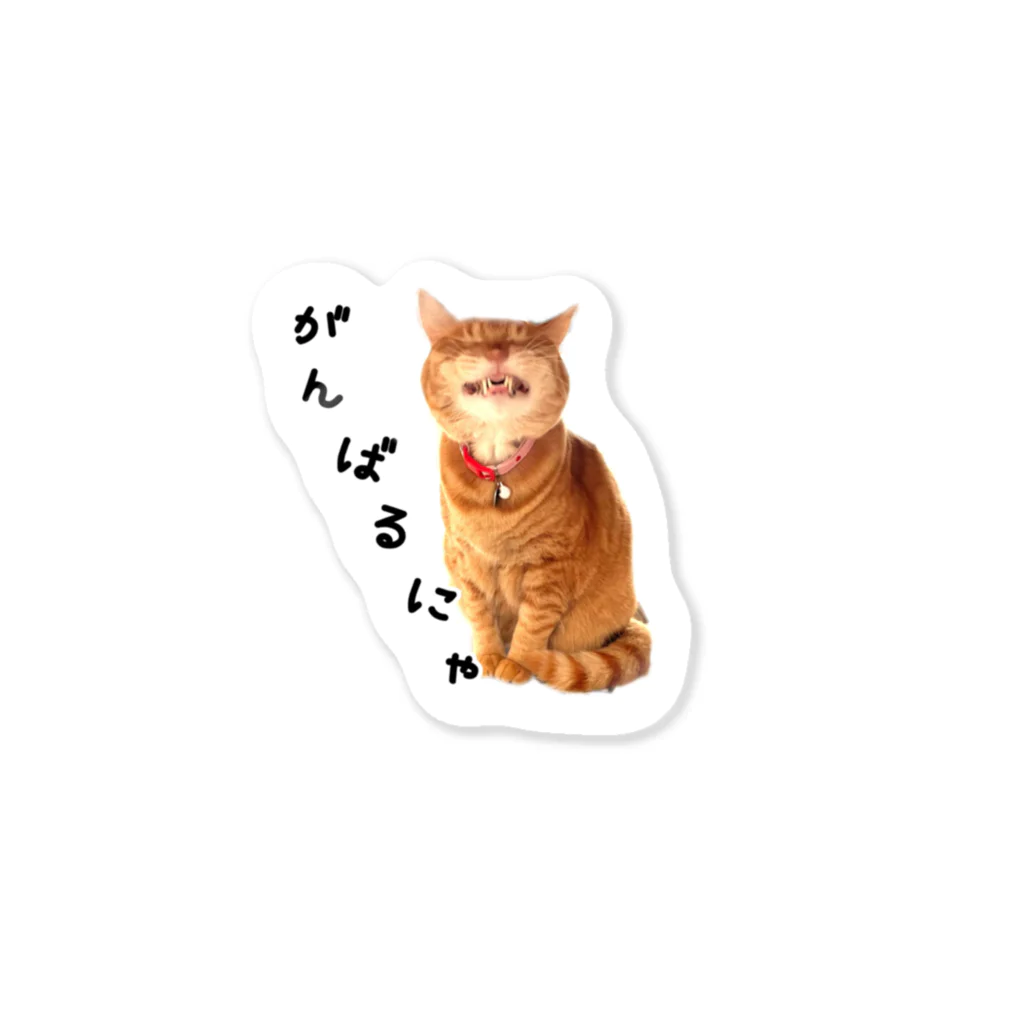 ぬこヌッコロ(猫谷櫂人)のがんばるにゃ応援ばあちゃん Sticker