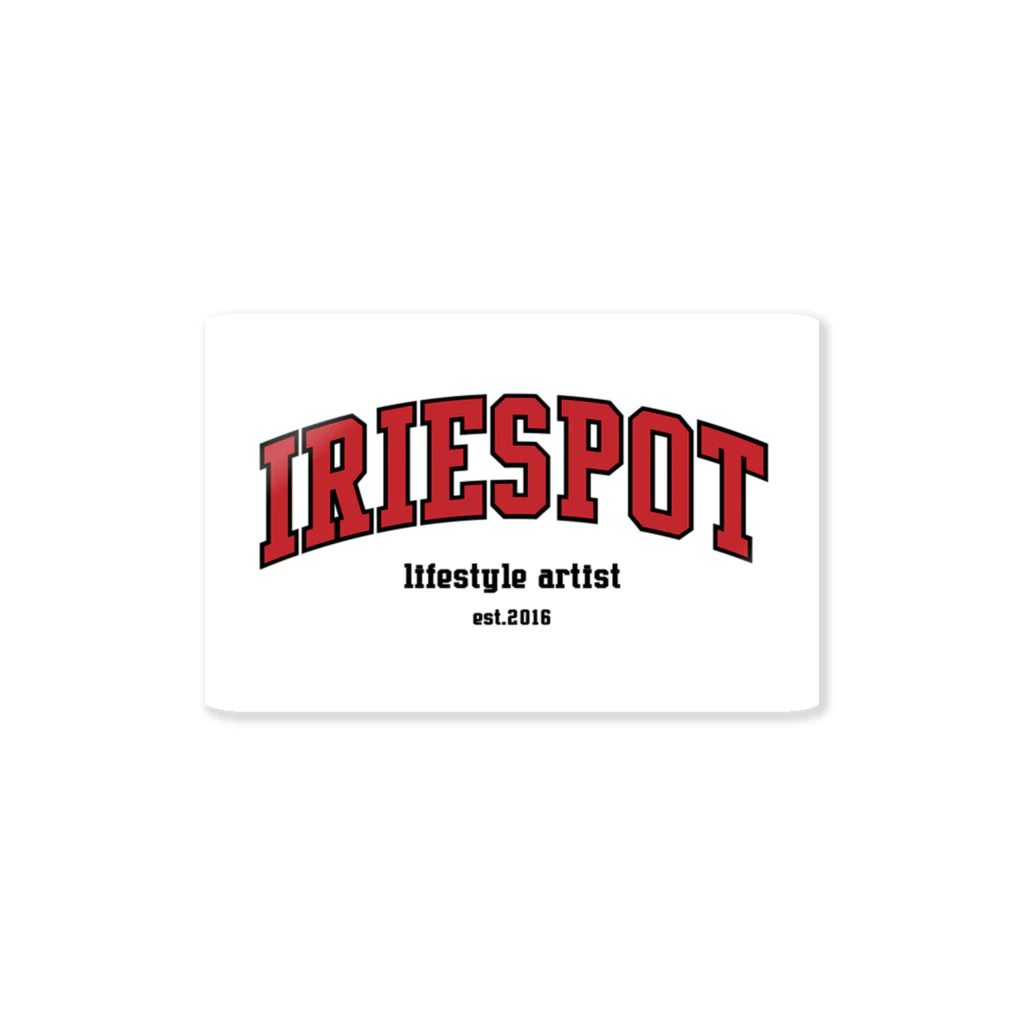 iriespot36のoldschool_logo ステッカー