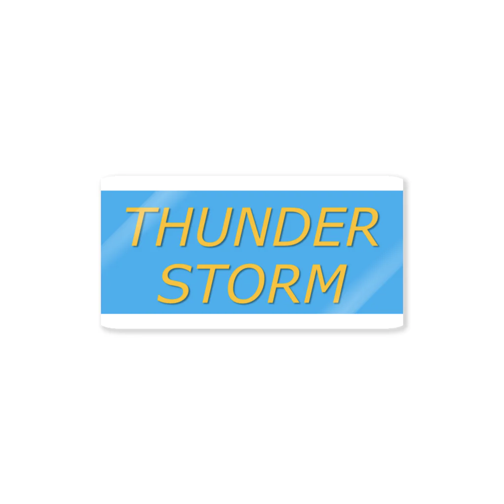 Blue ThunderのTHUNDER STORM ステッカー