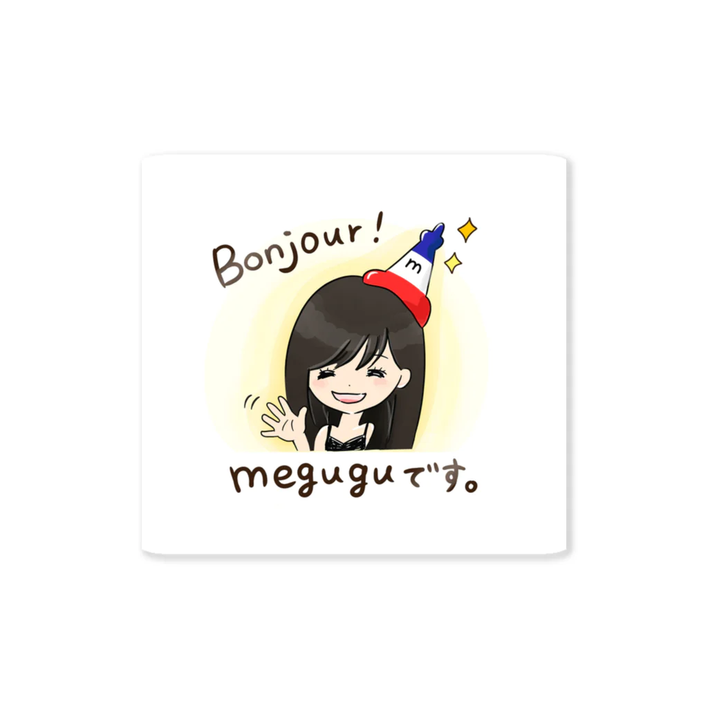 megugu parisのmegugu_paris ステッカー ステッカー