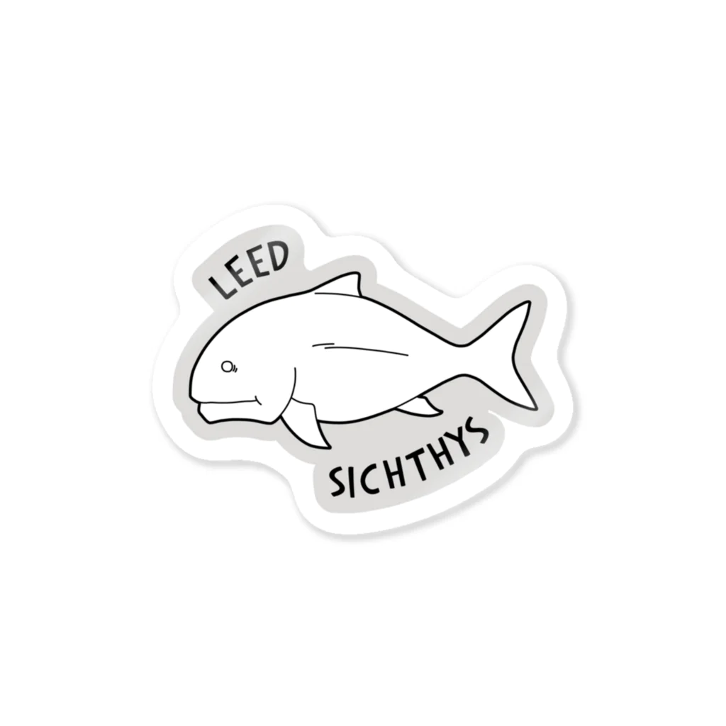 奇紀海怪 -ｷｷｶｲｶｲ-のリードシクティス_シロクロA Sticker