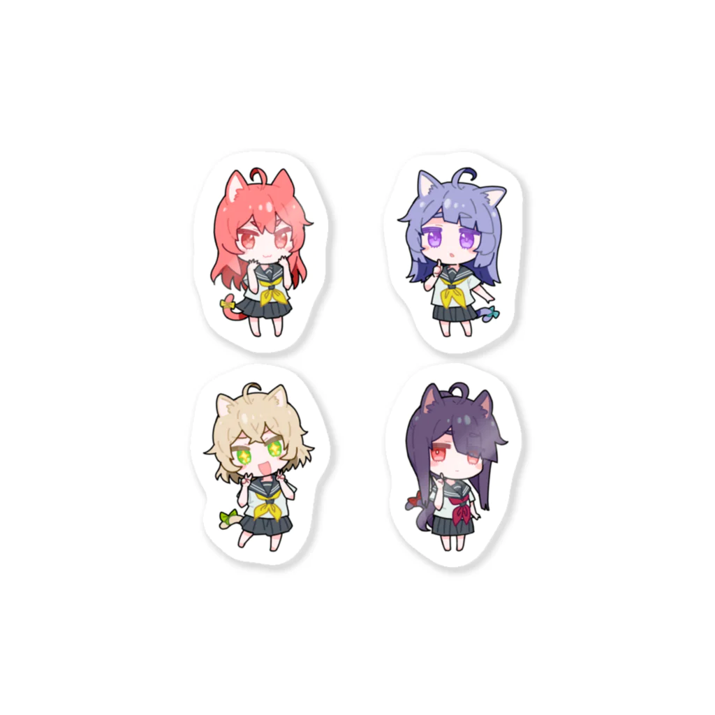 FuChiMinGoodsのPOCO Quartet1 Sticker