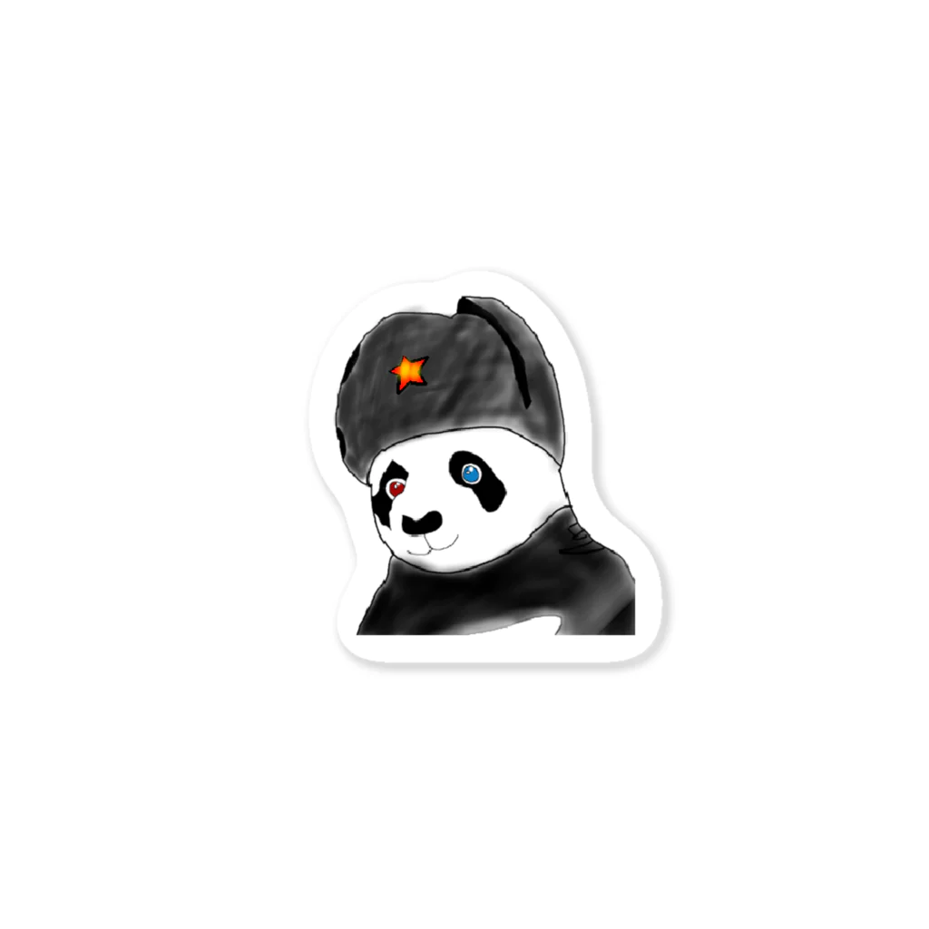 ☭C•ML印刷社｜赤毛龙印刷社☭のJust Panda-kun! Sticker