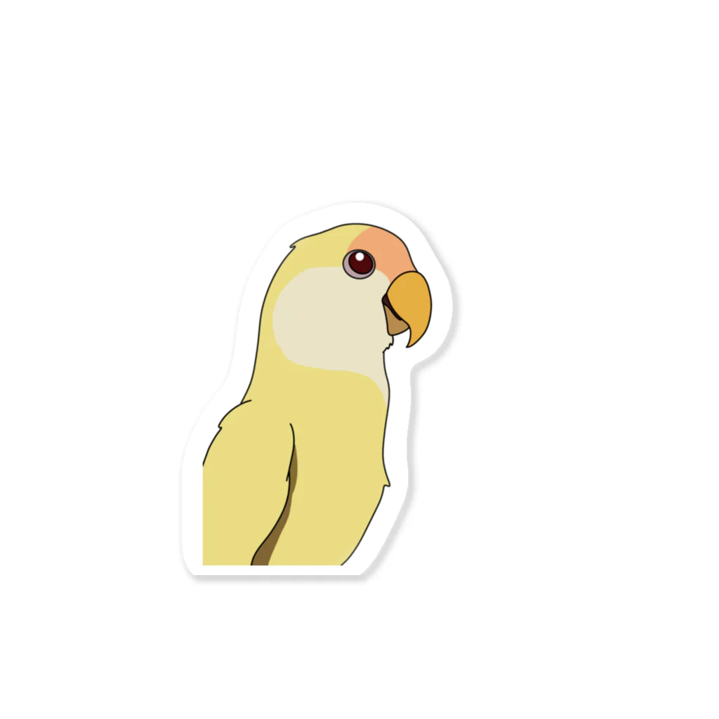 kobirdのコザクラインコ〜クリームルチノー〜 Sticker