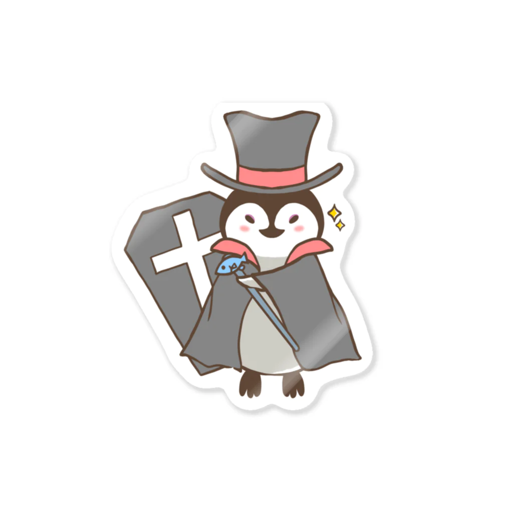 Everyday_penguinのドラキュラペンギン ステッカー