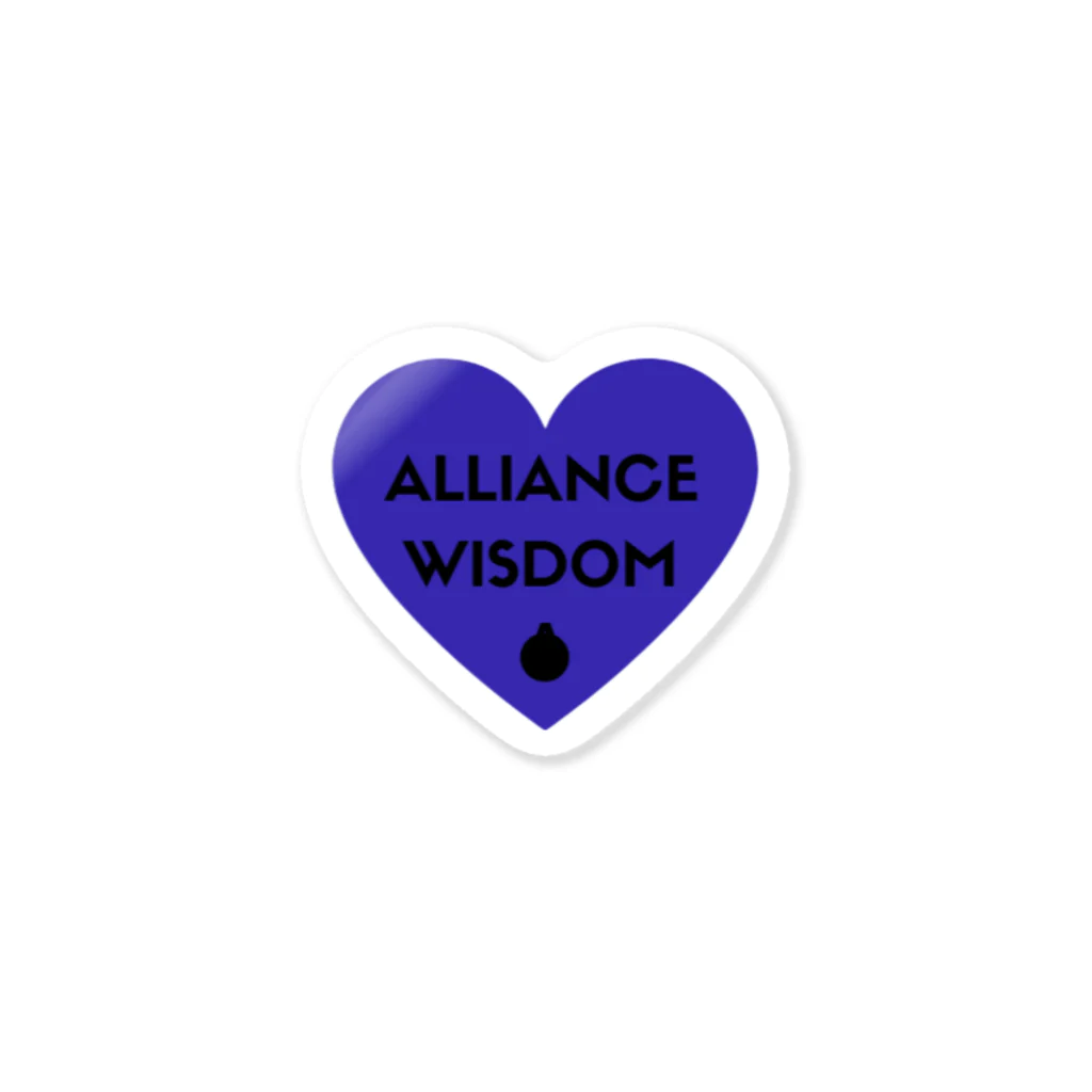 アリスマン【仮想通貨】のALLIANCE&WISDOM・アリスマングッズ ステッカー