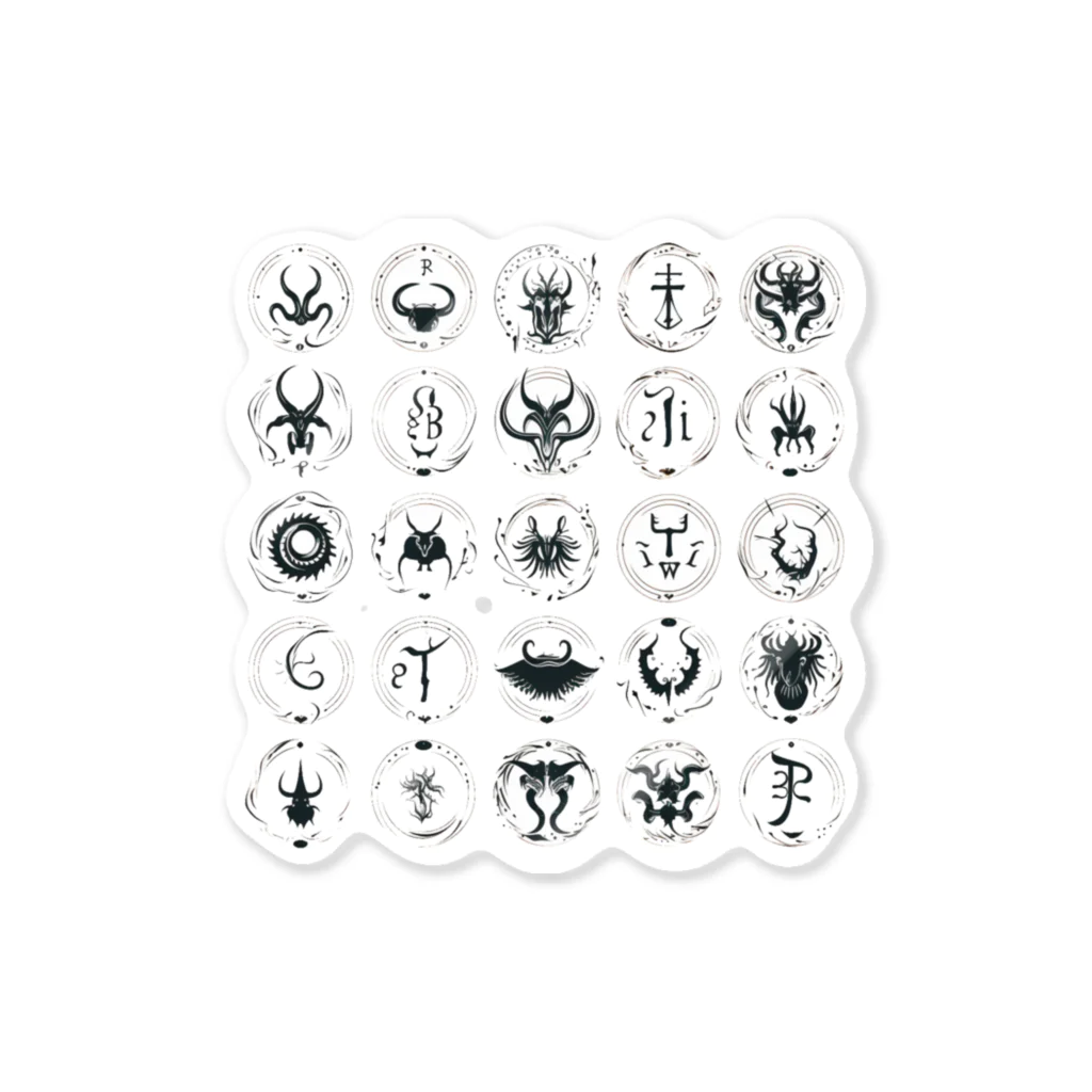 BunnyBloomのZodiac signs Sticker