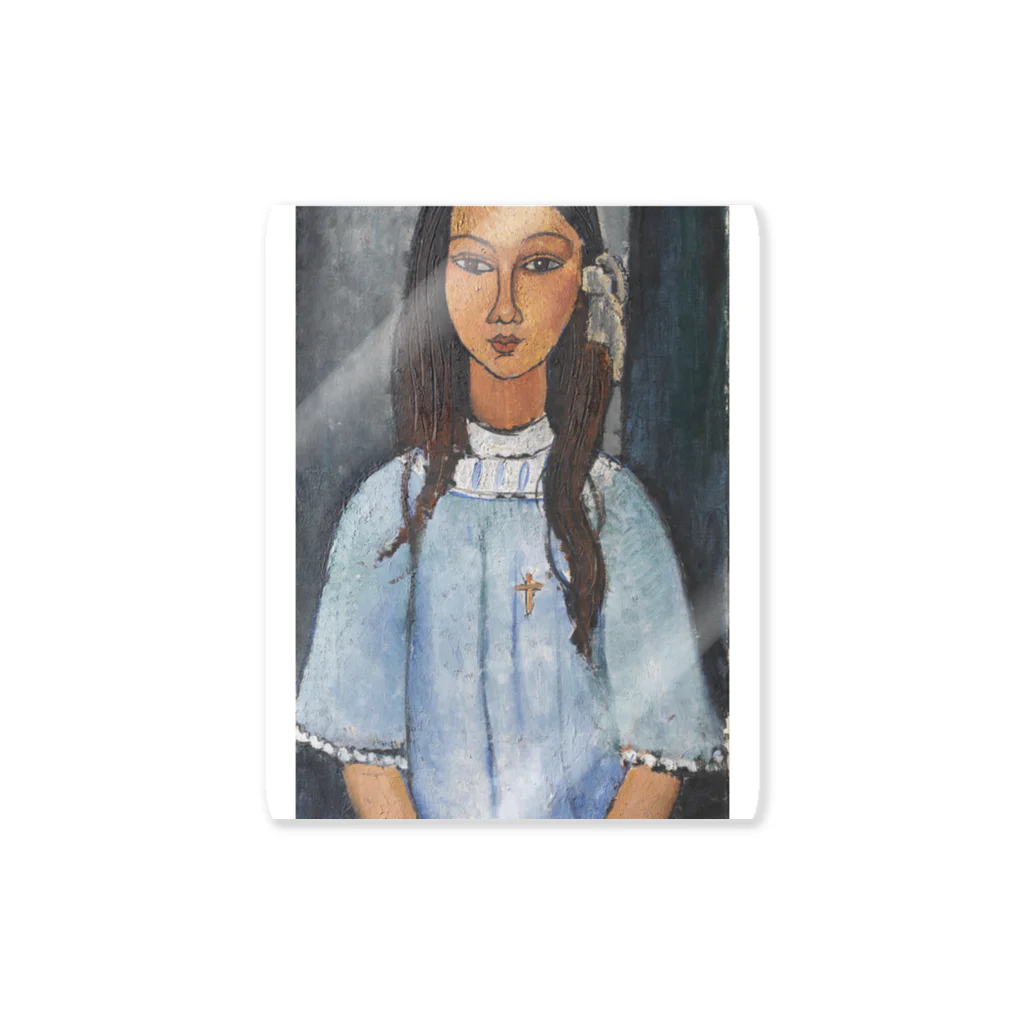 ArtGalleryのモディリアーニ　アリス（Alice）Amedeo Modigliani/1918年 Sticker
