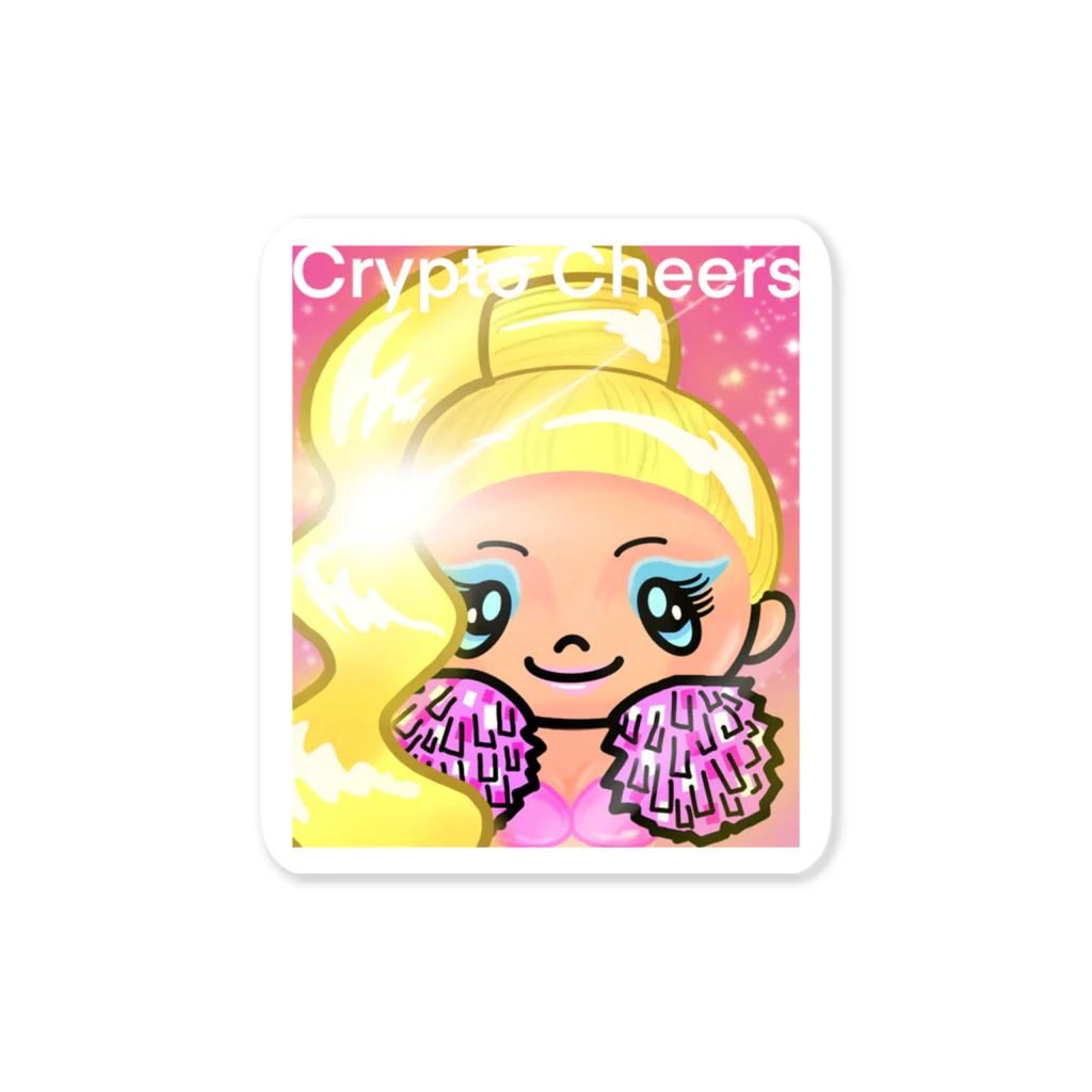 Link Creation online SHOPのCrypto Cheers3 ステッカー