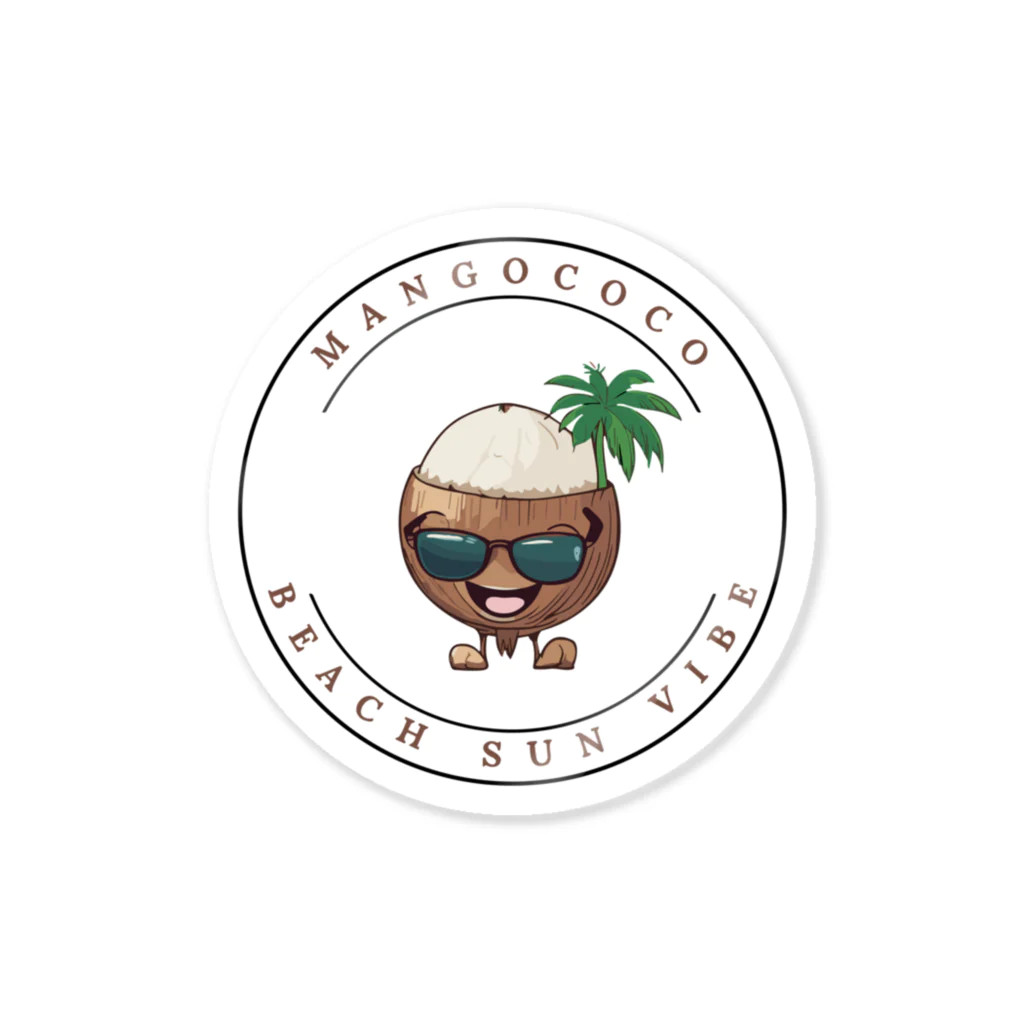 Mangococoのココナッツキャラアイテム Sticker