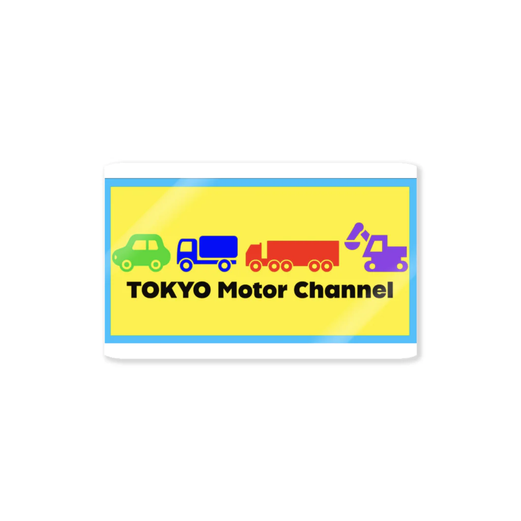 TMCアパレルのTOKYO motor Channelステッカー Sticker