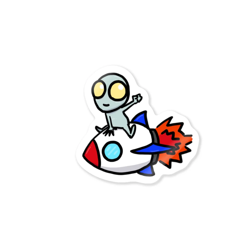 宇宙の人の未確認プレゼントU Sticker