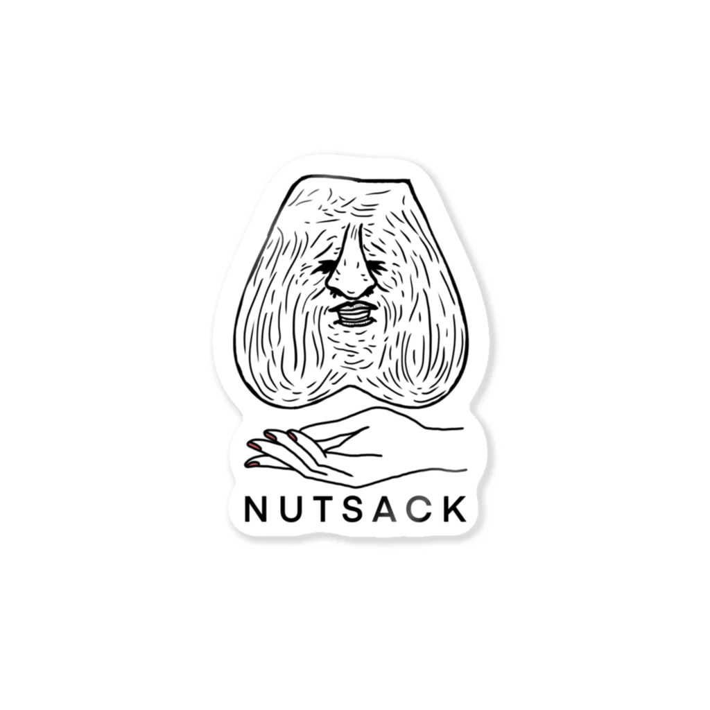 カメロニアンショップのNutsack ステッカー Sticker