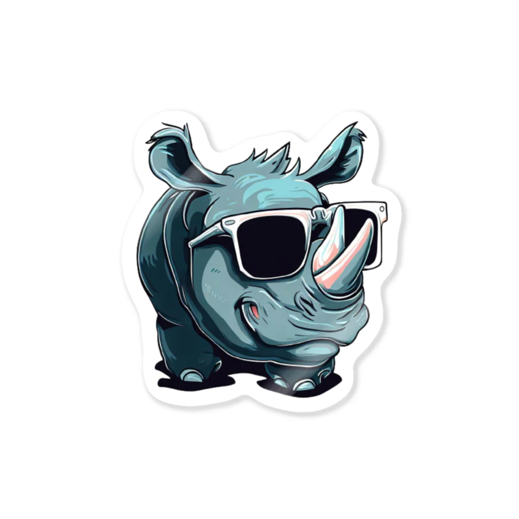 MokaのRHINO Sticker