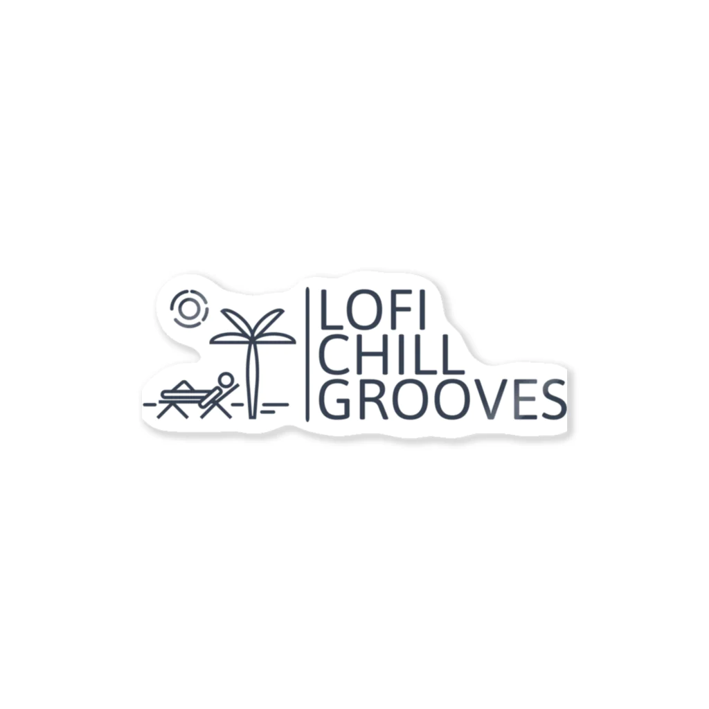 Lofi_Chill_GroovesのLofi Chill Grooves ステッカー