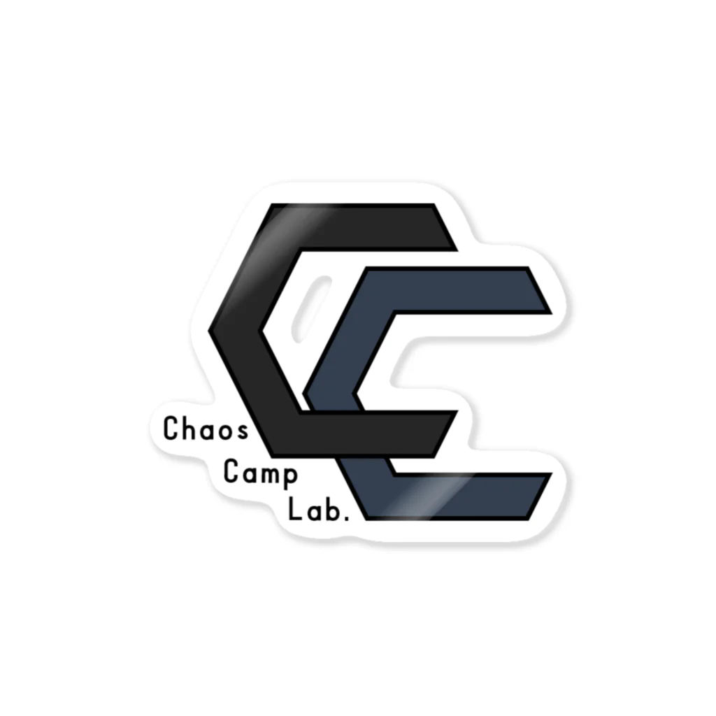 Chaos Camp Lab. SUZURI店のChaos Camp Lab.公式グッズ ステッカー