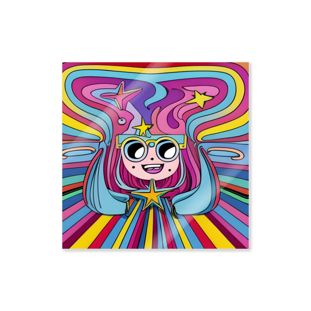price oneのファンキーちゃん Sticker