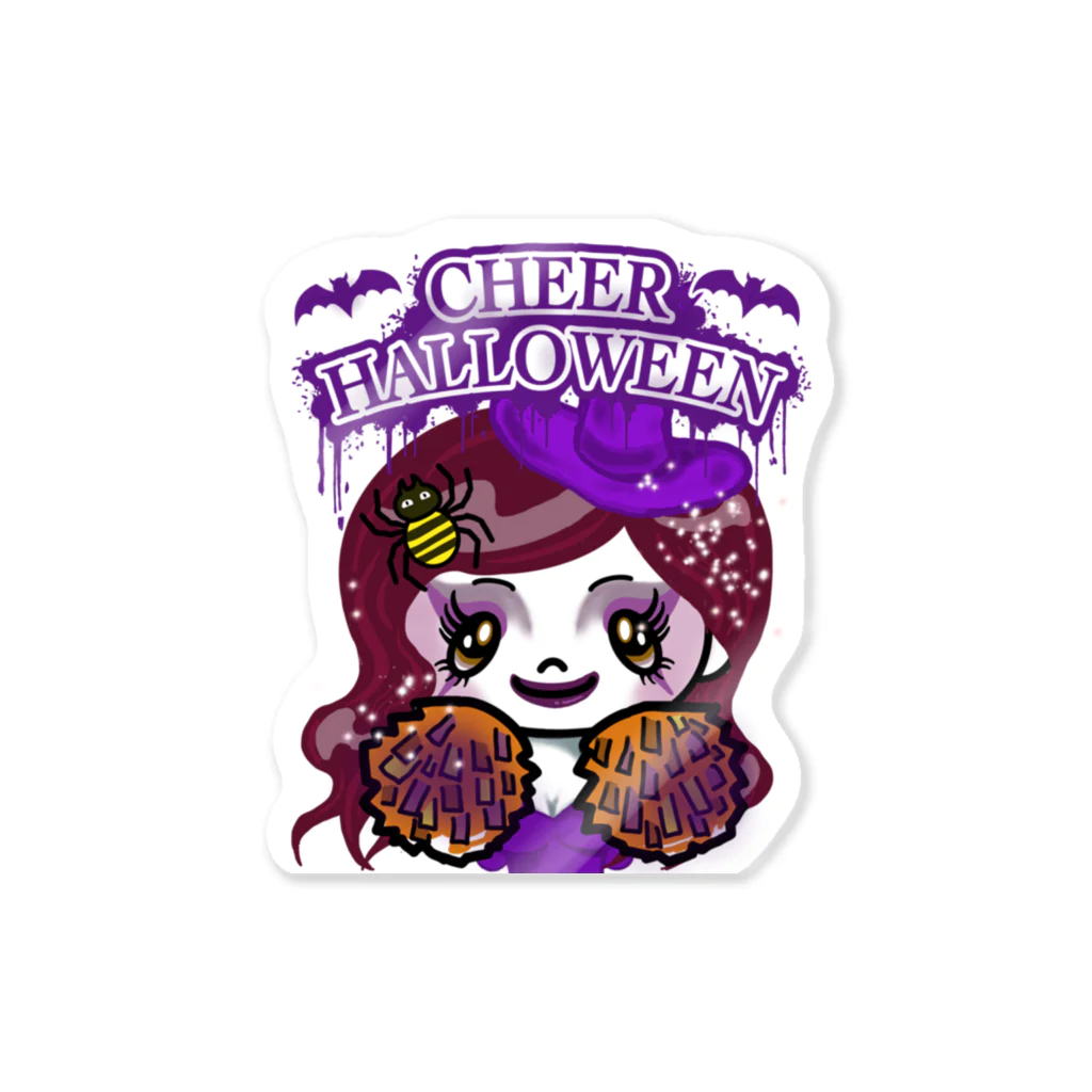 Link Creation online SHOPのハロウィン　魔女チアガール！ Sticker