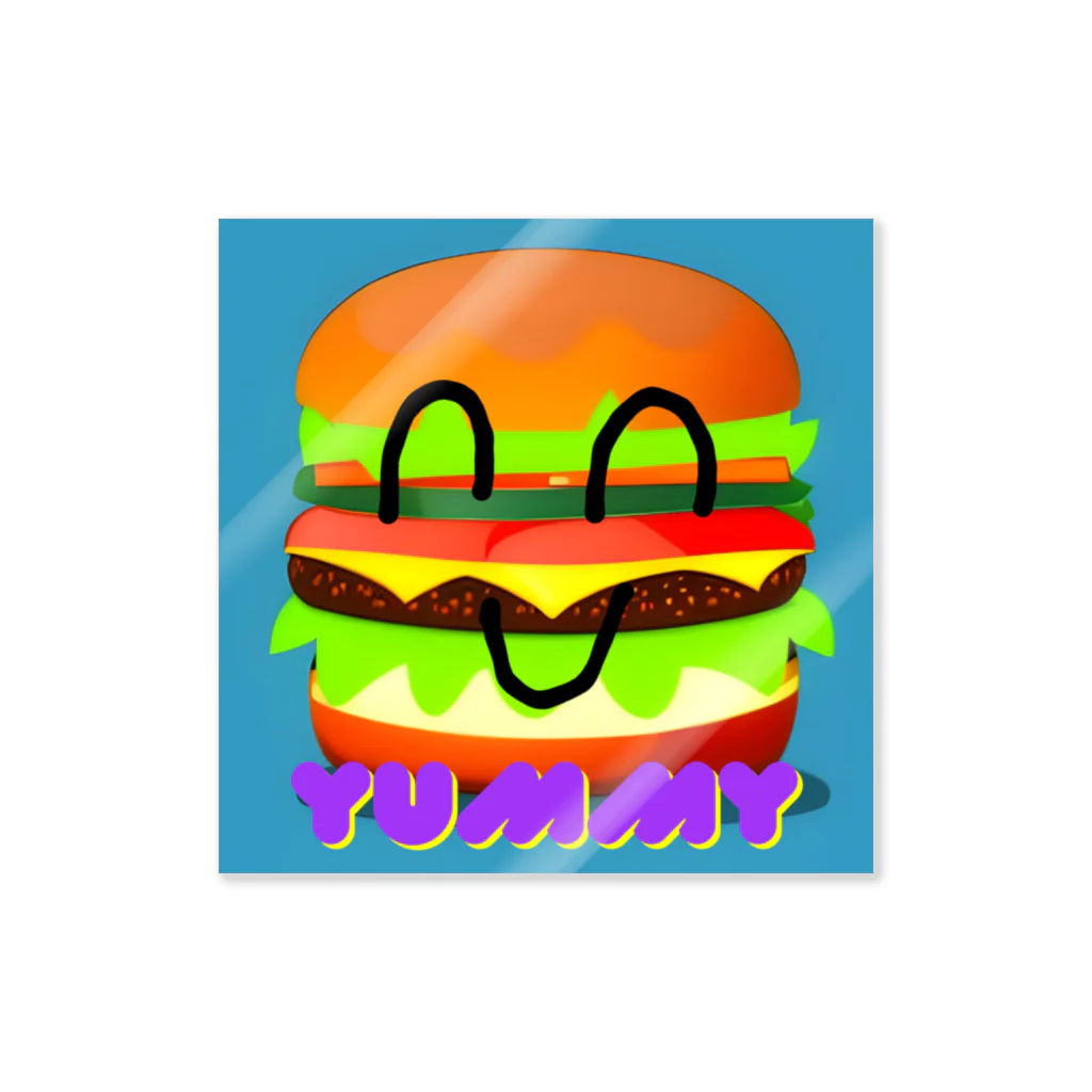 TMK.COMのyummyHUMBERGER Sticker