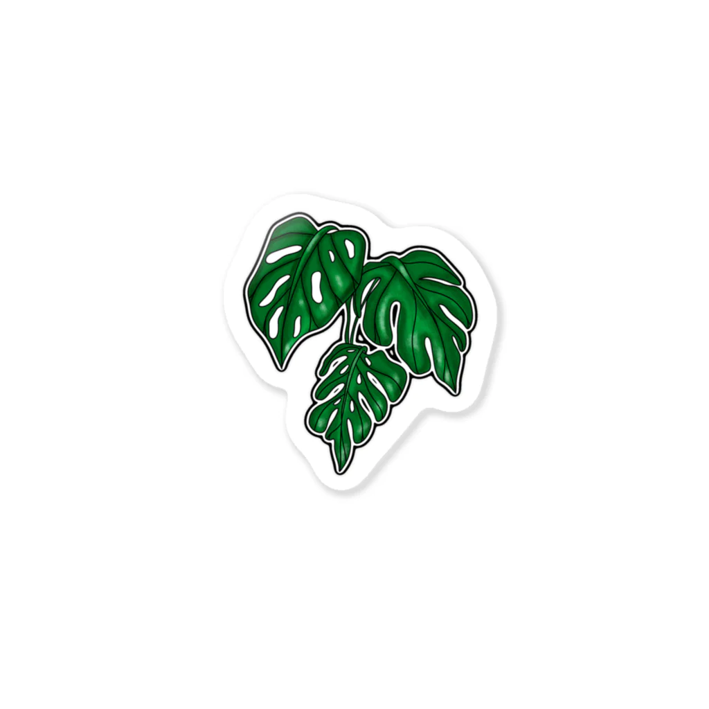 Helperのmonstera Sticker