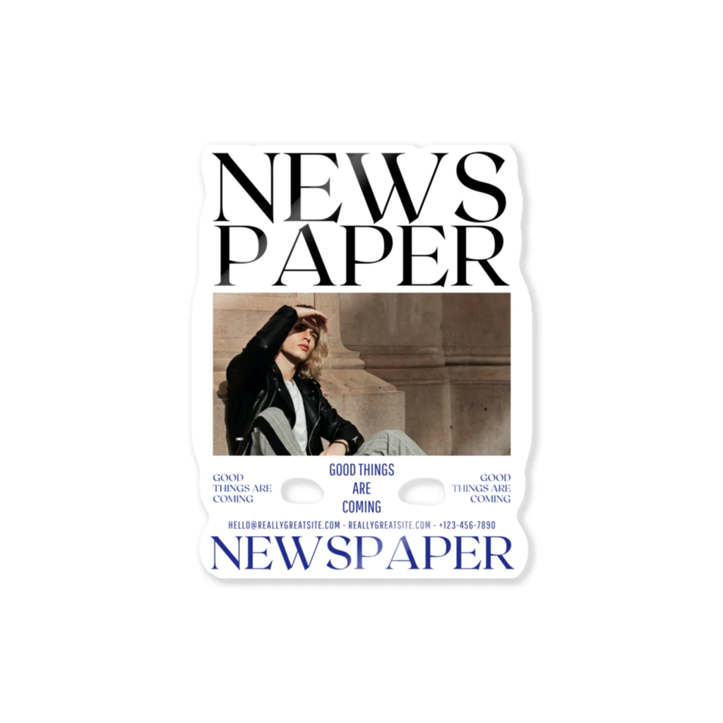 show.のNEWS PAPER Sticker