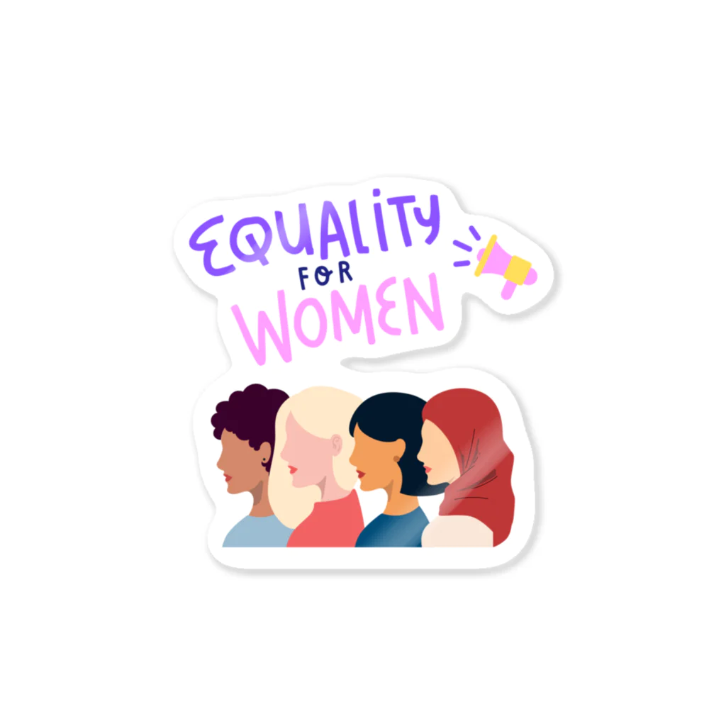 GG Voice & ActionのEquality for Women Sticker