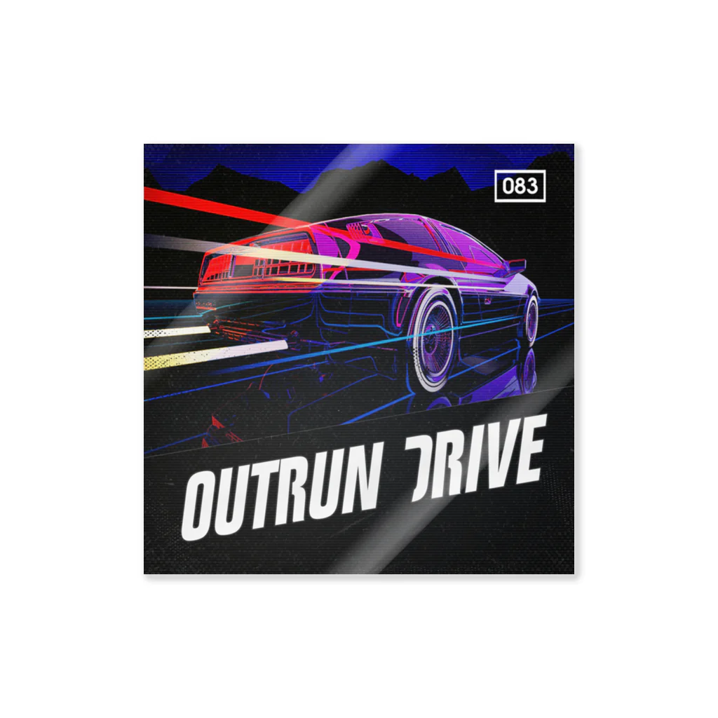 Smooth2000のOUTRUN DRIVE ステッカー