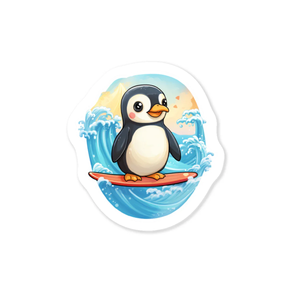 improvementの波乗りペンギン伝説 Sticker
