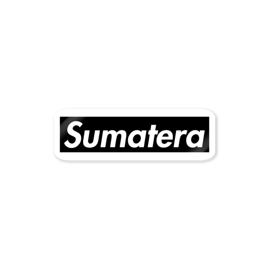 熱帯デザイン.com@SUZURIの【ボックスロゴ】Sumatera（スマトラ）BLACK ステッカー