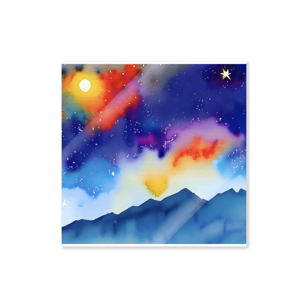 origami_11の星空 Sticker