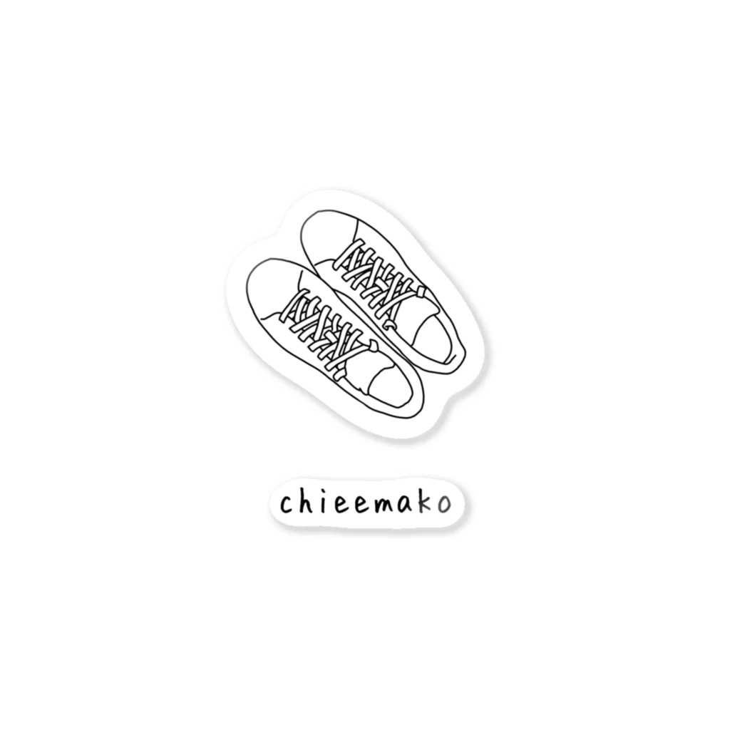 chieemakoのスニーカー Sticker