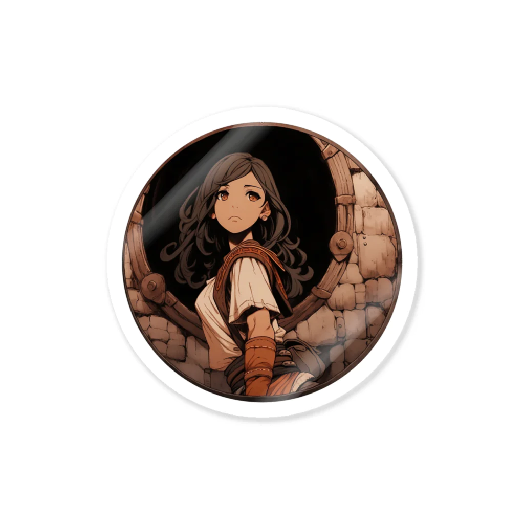 Ganntaの女性冒険者チーム紅玉　レンジャー Sticker