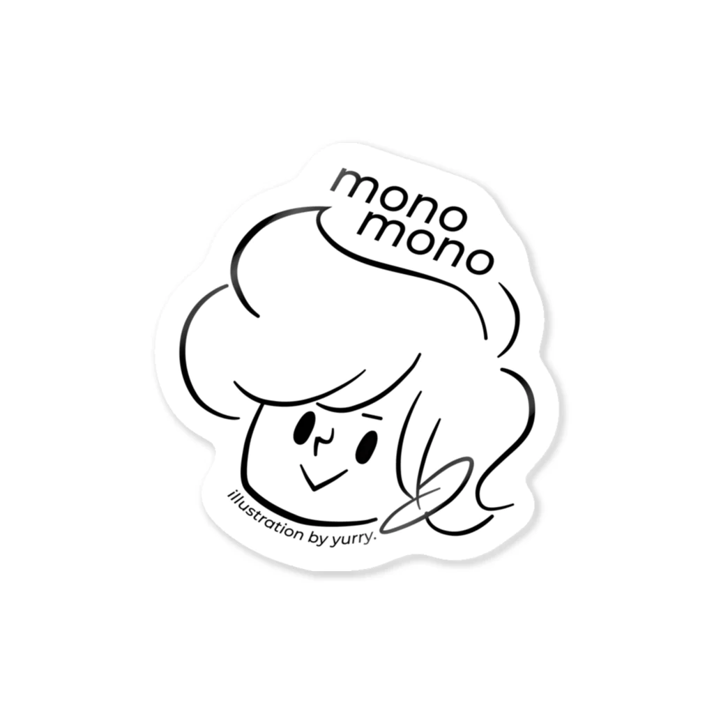 monomonoのmonomono logo ステッカー