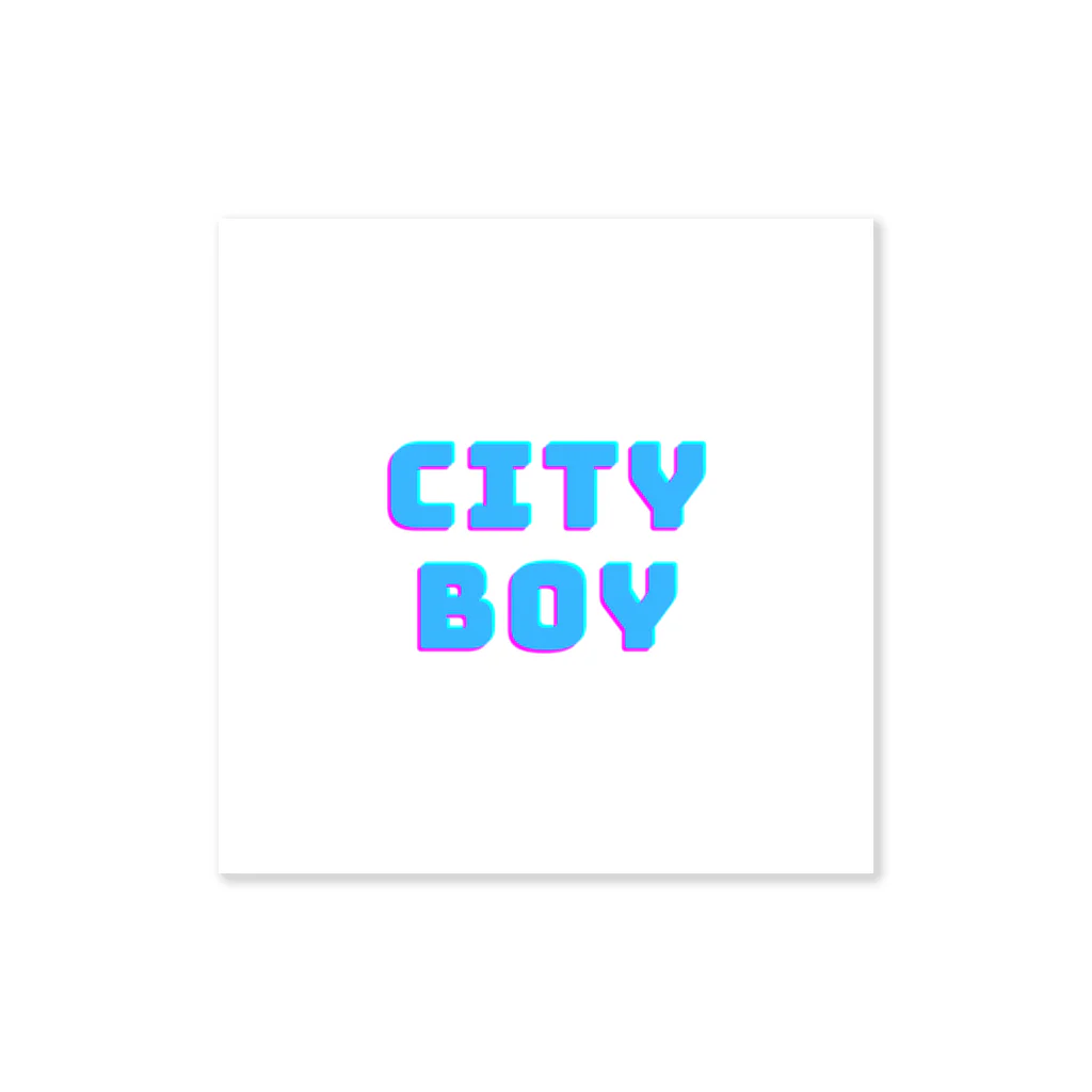 OnePointのOne point T-shirt / city boy 스티커