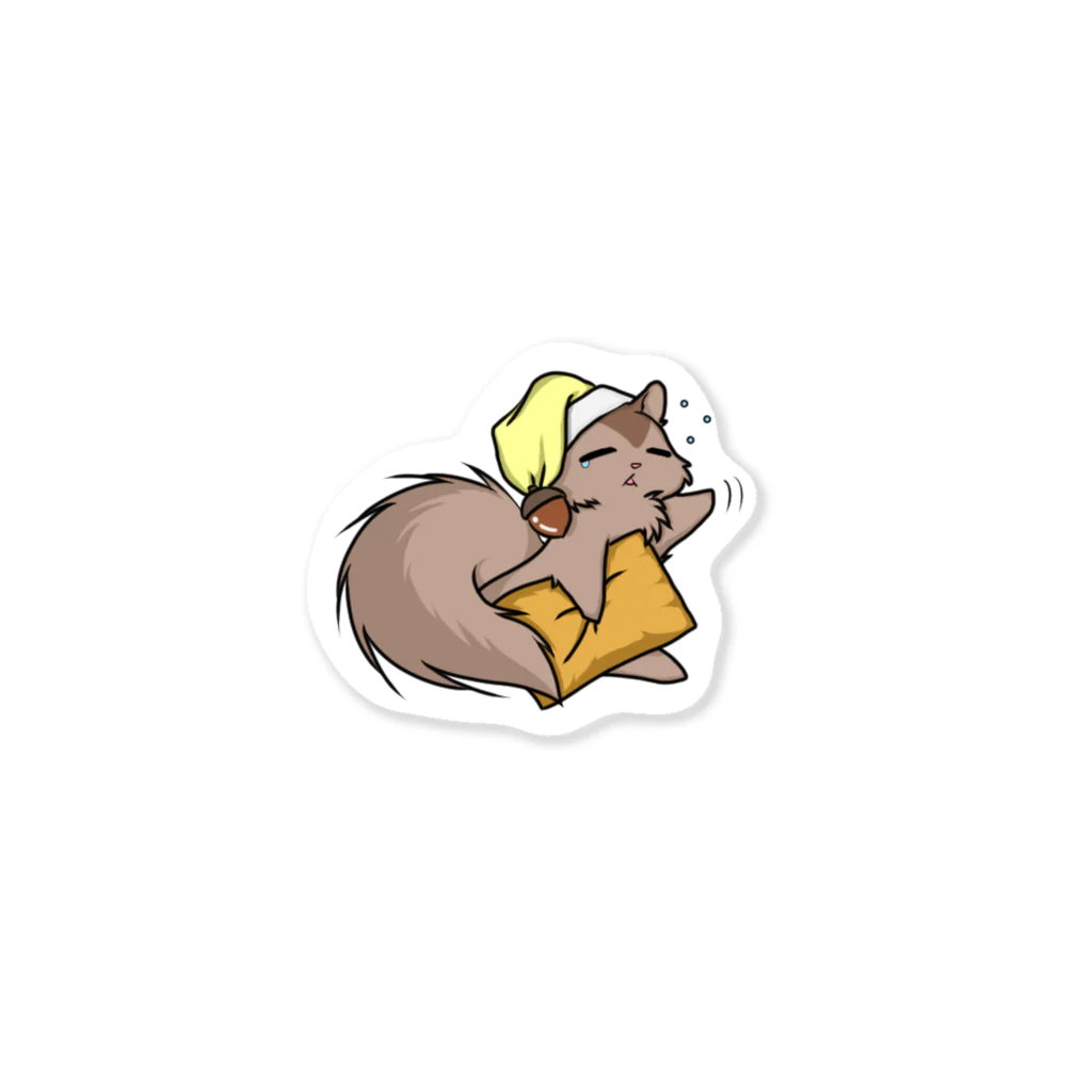 ryanuのねむリス-sleepy squirrel- Sticker