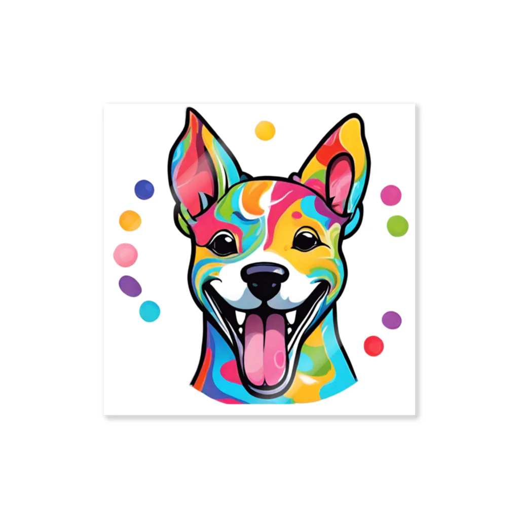 ハッピー・ディライト・ストアの癒しの犬グッズ Sticker