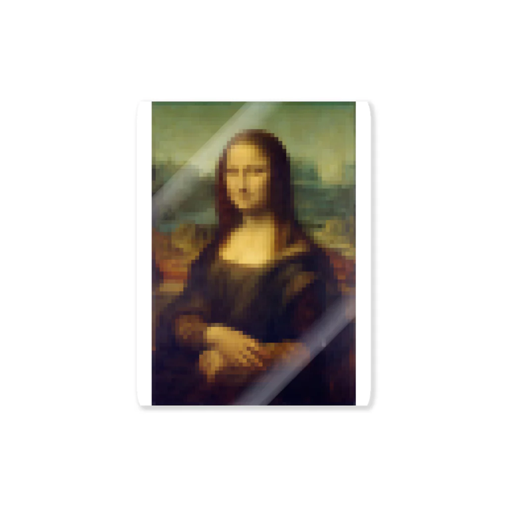 DRIPPEDのモザイクの女性 -the Mona Lisa モナ・リザ- Sticker