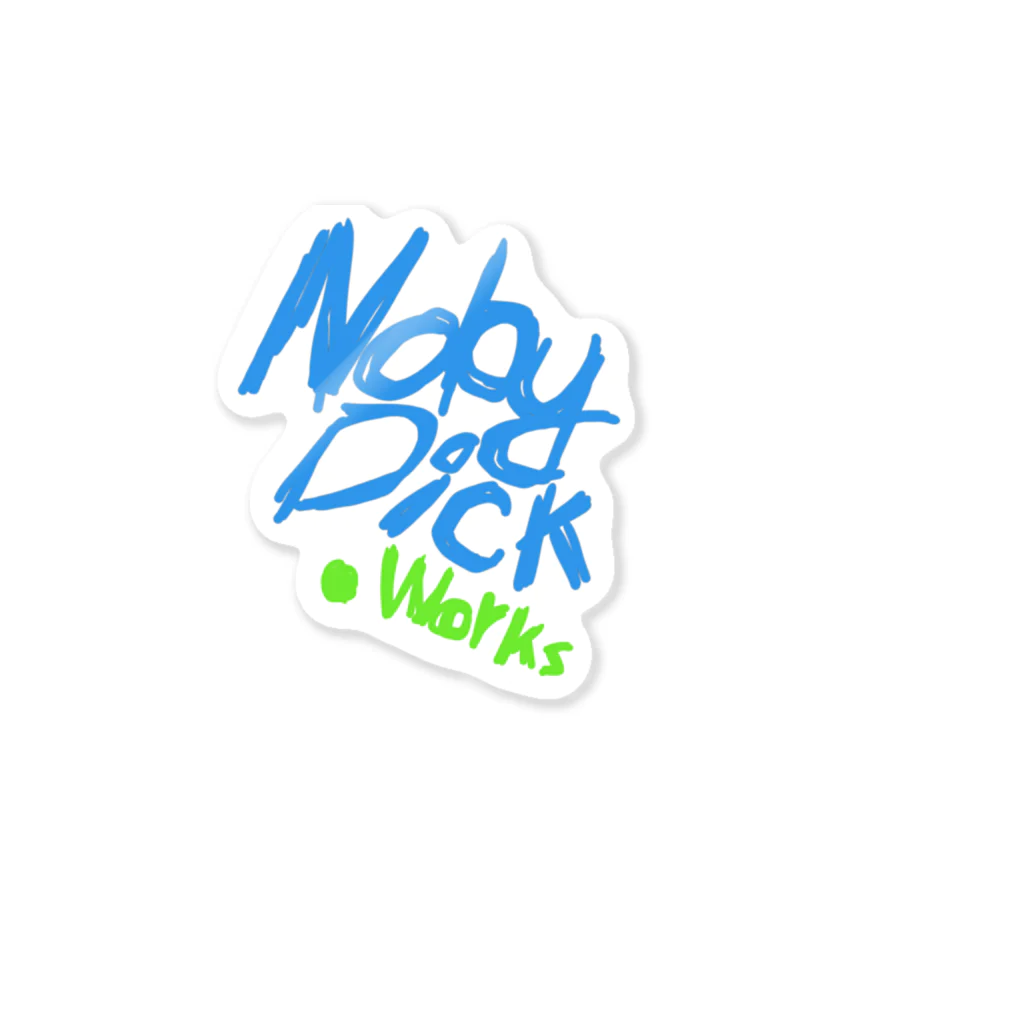 NobbyDick .Worksのレタリング ステッカー