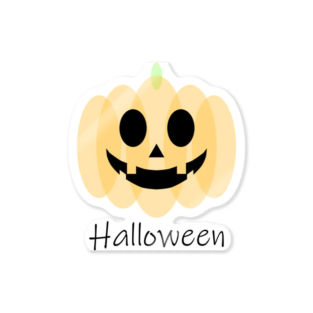 やし油のハロウィンかぼちゃ Sticker