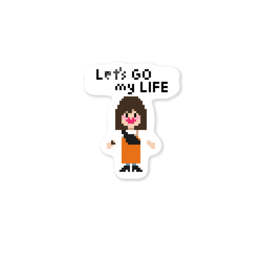 pxl_ykc23のlet's go Sticker