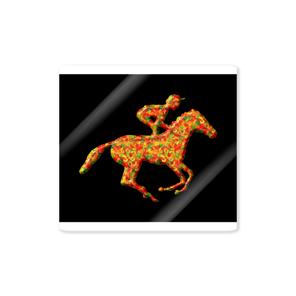 mumusの馬　colorful Sticker