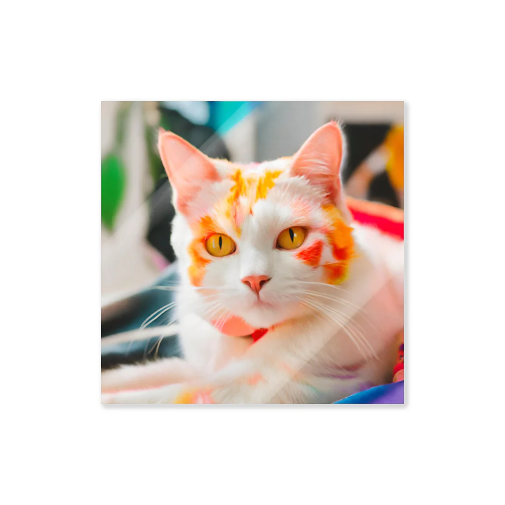 アニマルありまるの可愛い猫 Sticker
