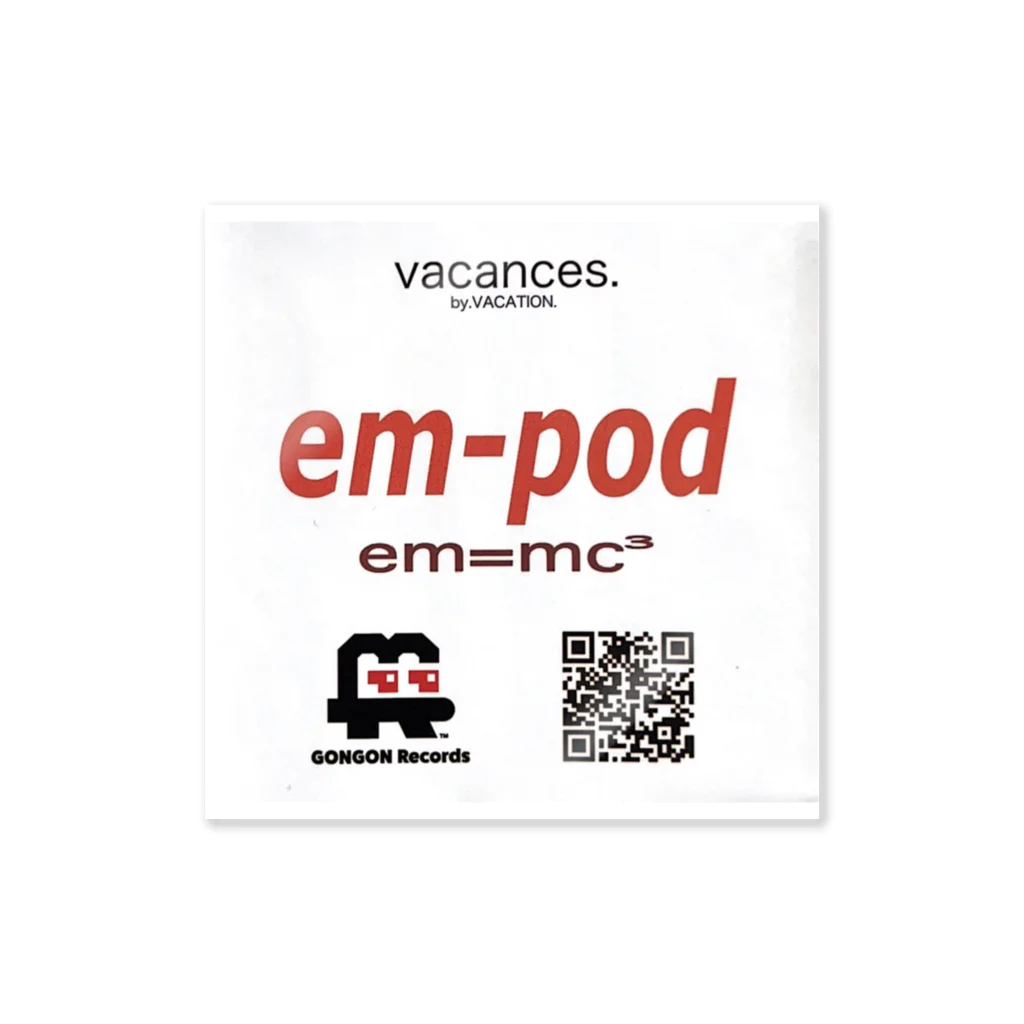 motty@em-pod （imaichang）のem-pod オフィシャルグッズ ステッカー