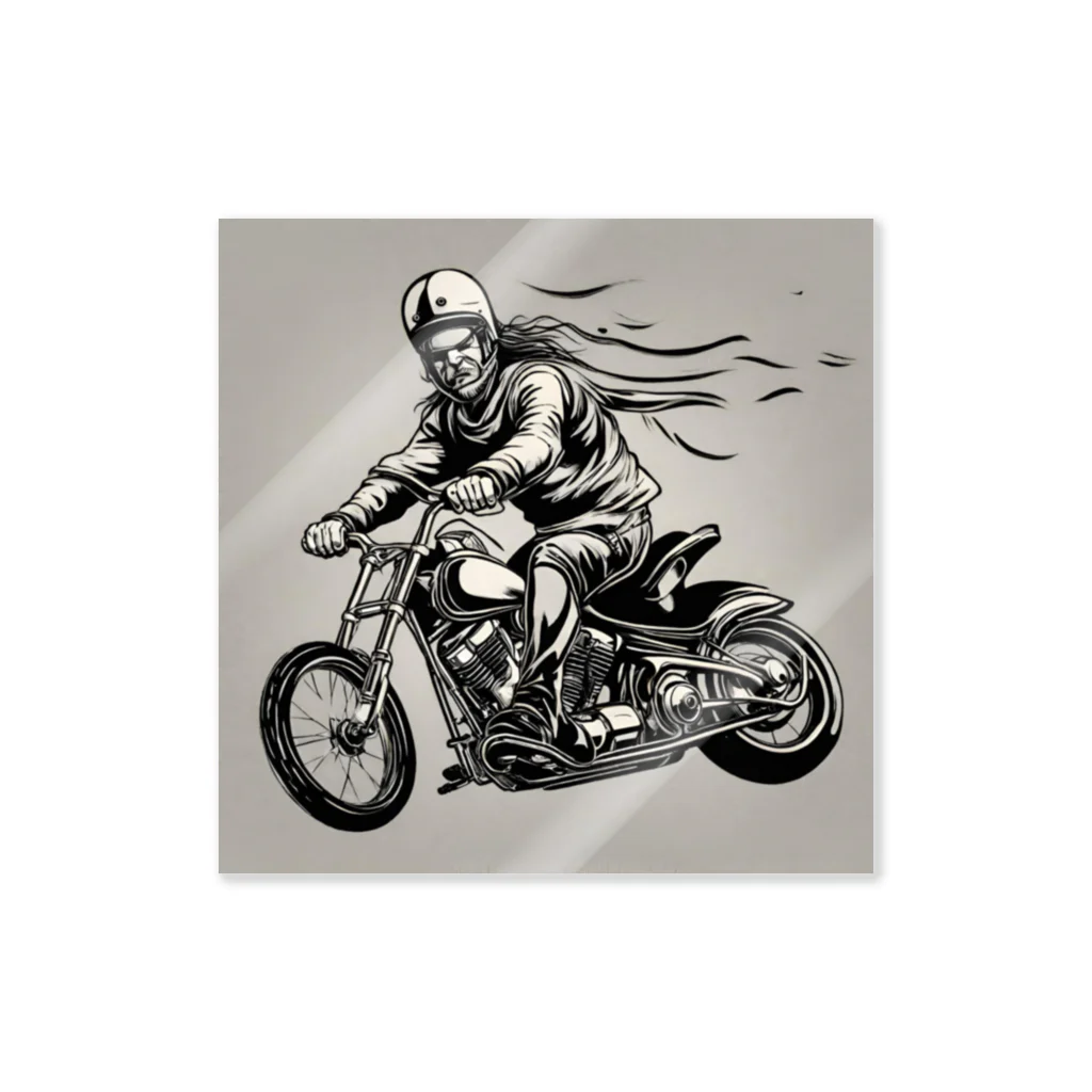 oi_0806のバイクチョッパー走ってる姿渋い Sticker