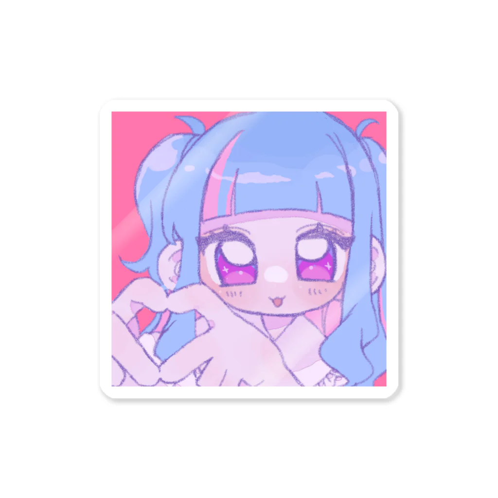 ねこのえさの🩵 Sticker