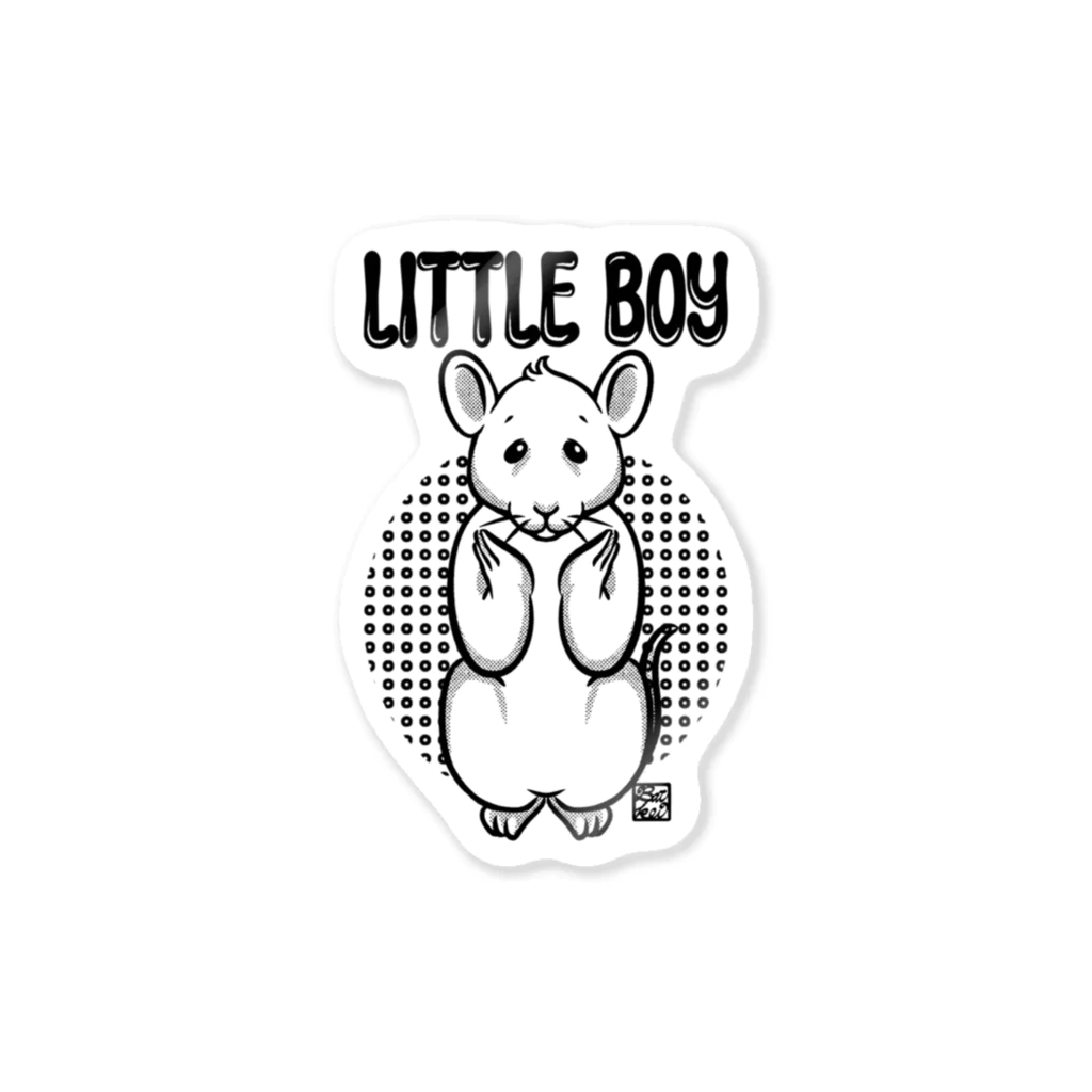 BATKEI ARTのLittle Boy ステッカー