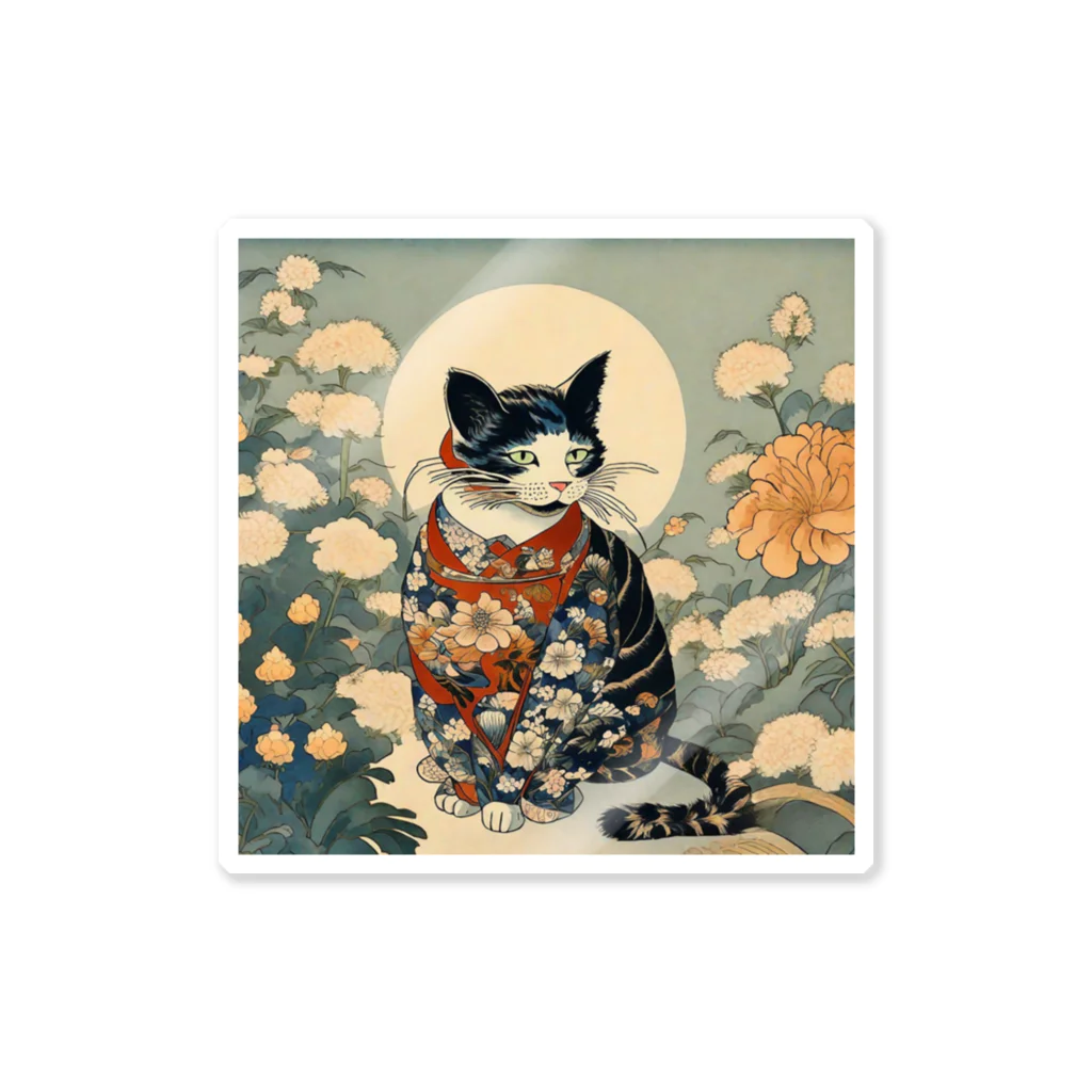 NECOSUIの花魅猫 Sticker