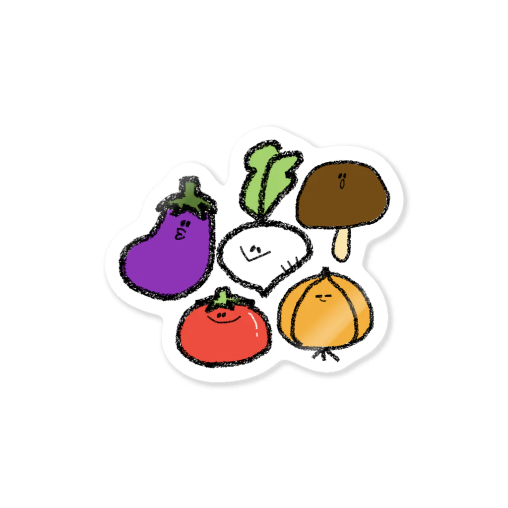 BONNUのお野菜集合 Sticker
