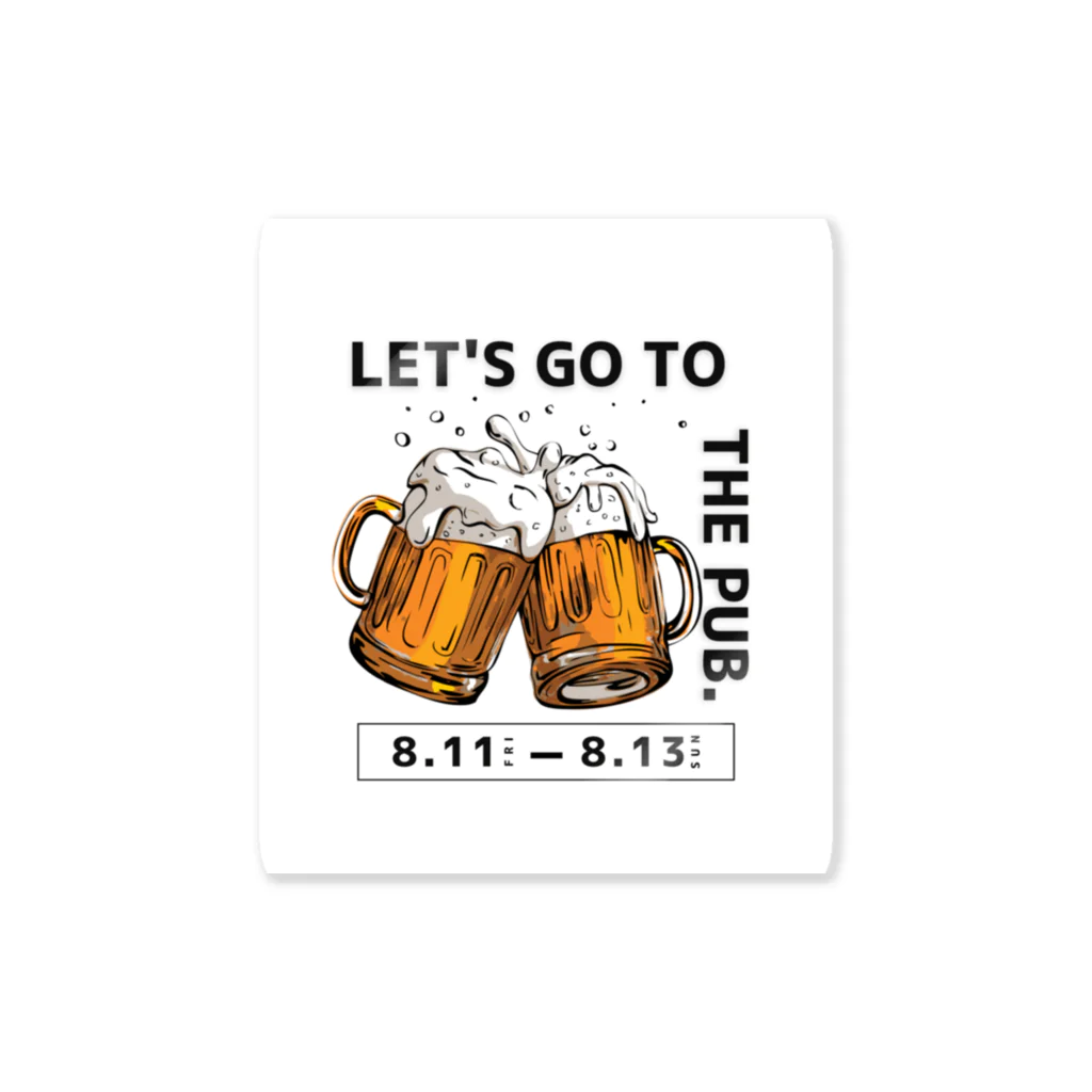 T3 styleのビールを飲もう！ Sticker