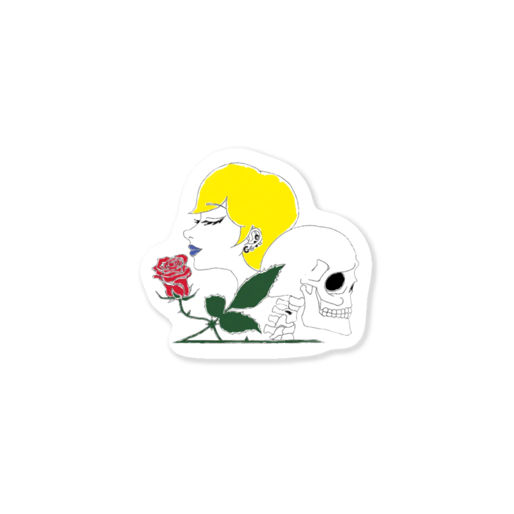 Exact Miscellaneousの綺麗な薔薇には棘があるカラーバリエーション Sticker